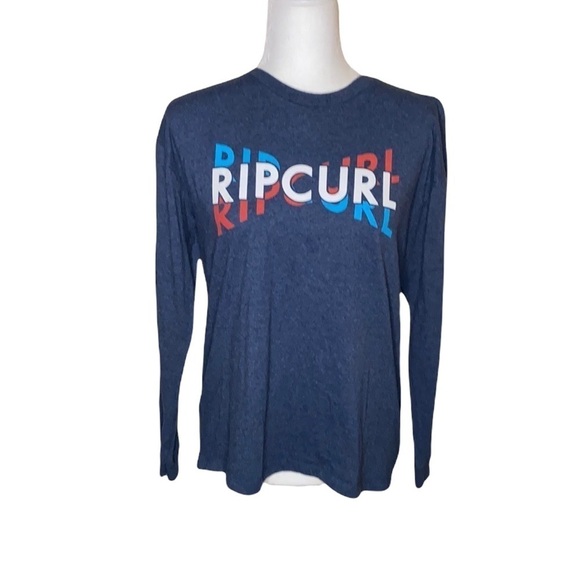RipCurl long sleeve crew neck Tee Shirt - Picture 1 of 5